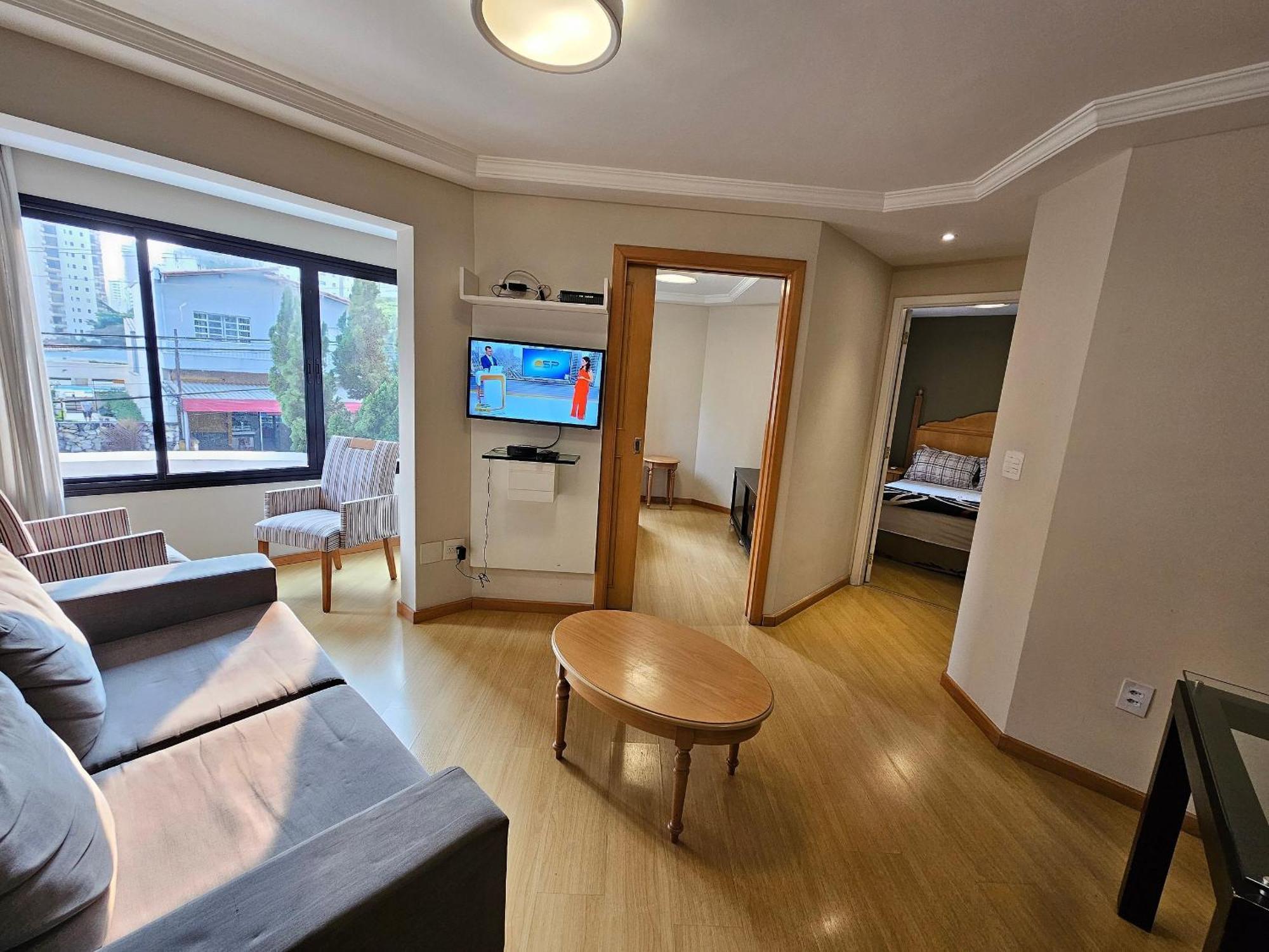 Flat Apart-Hotel Com Dois Quartos E Dois Banheiros Sao Paulo Exterior photo